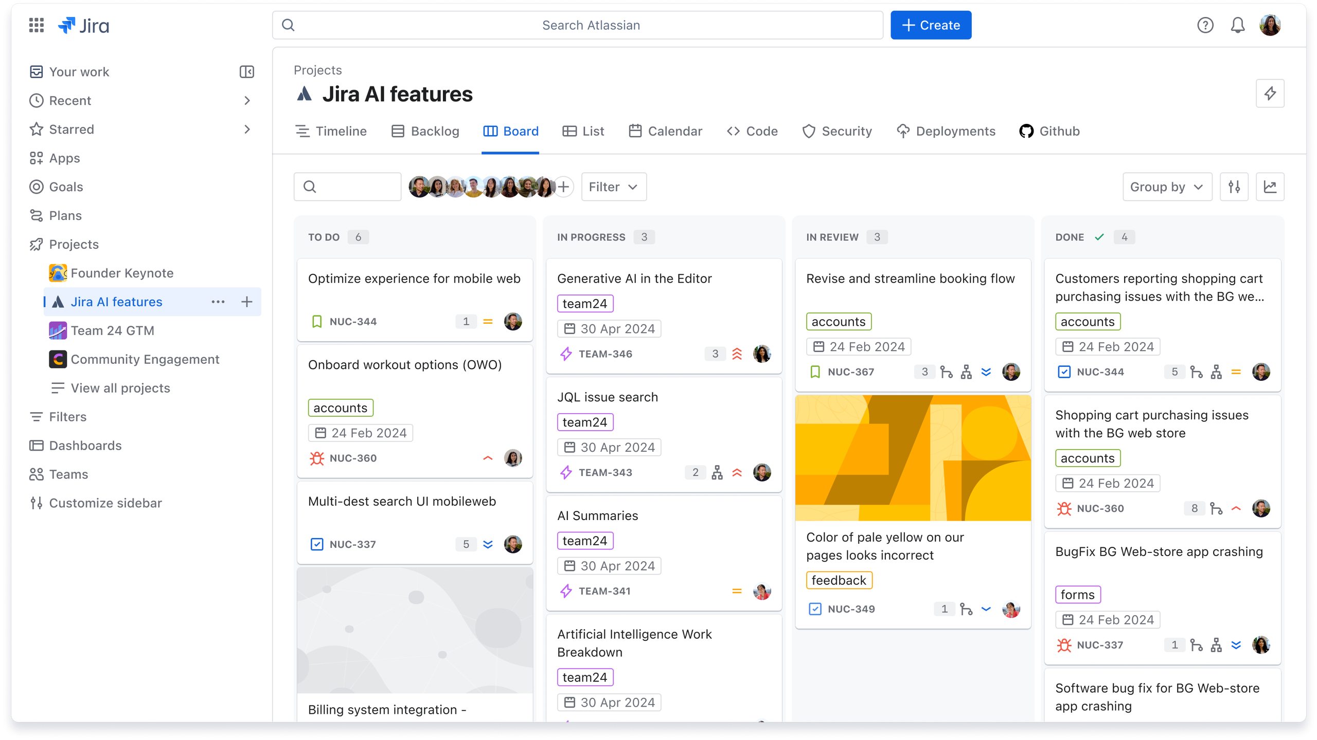 Jira's new navigation sidebar