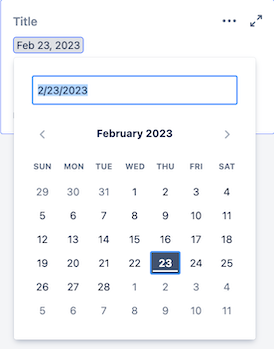 Image of date macro used in a private note