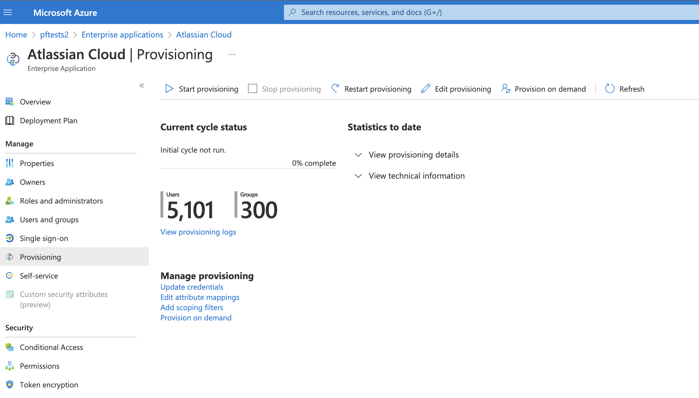 configure SCIM for Microsoft Azure