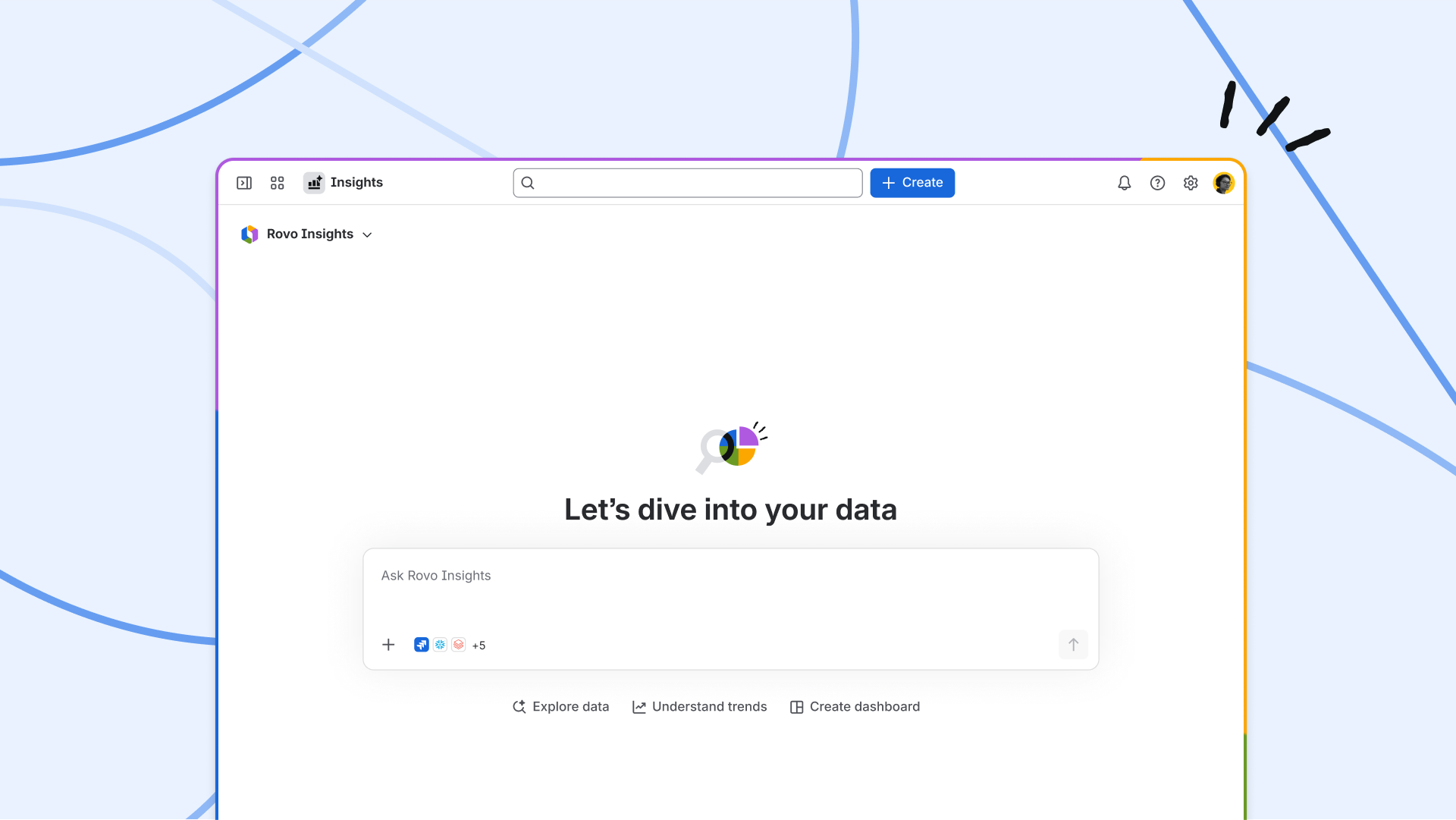 Insights app home page