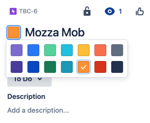 Change color of schedule bars in your Jira Software roadmap