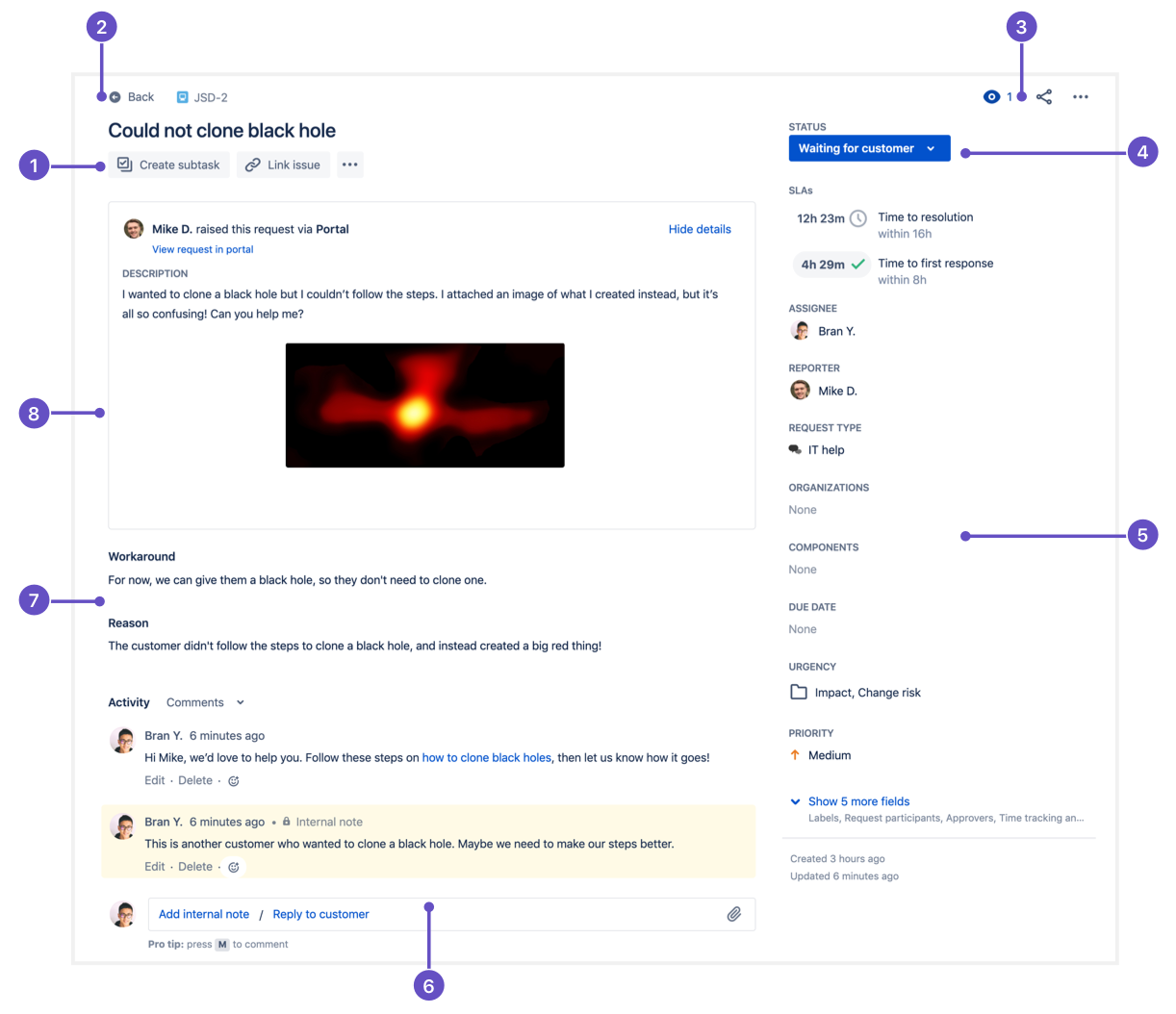 Resolve Requests From The New Issue View In Classic Service Desks