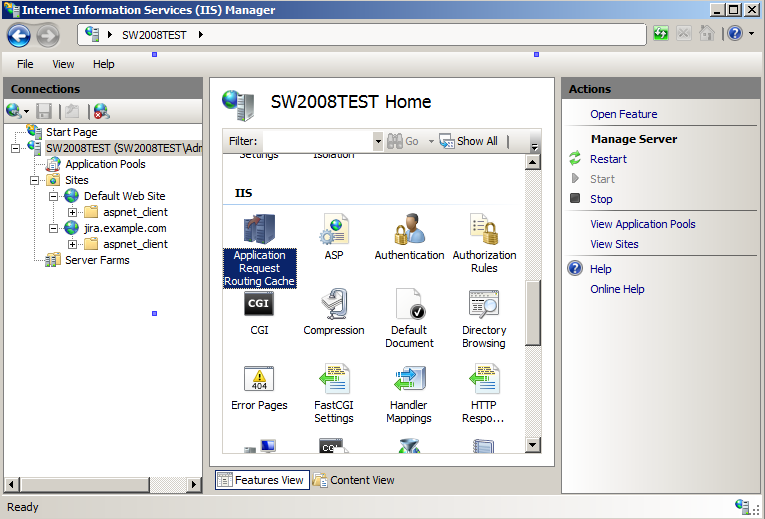 Application Request Routing