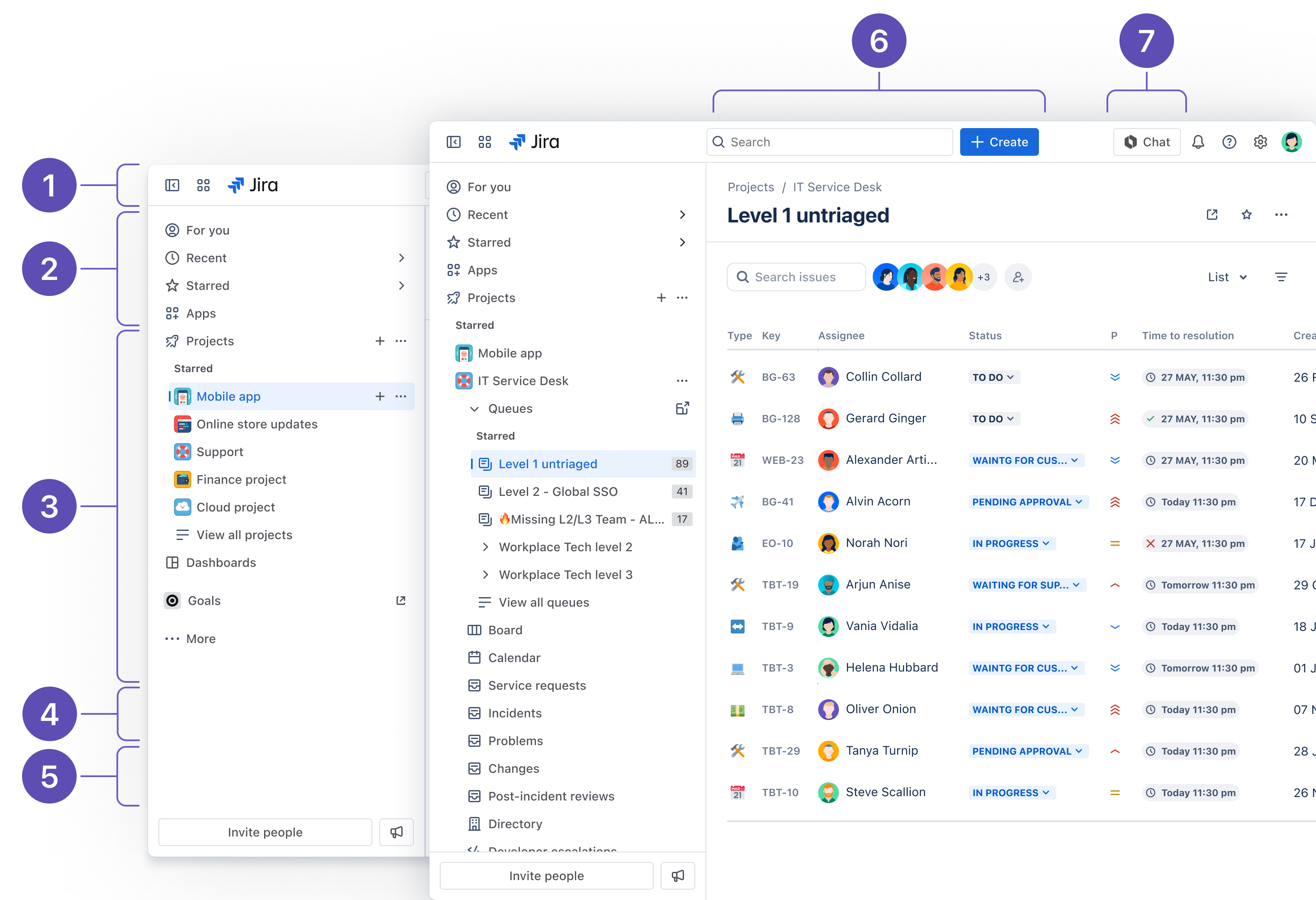 Jira's new navigation