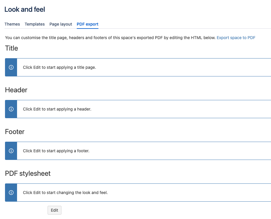 Cases where PDF Export may revert to using legacy exporter Confluence