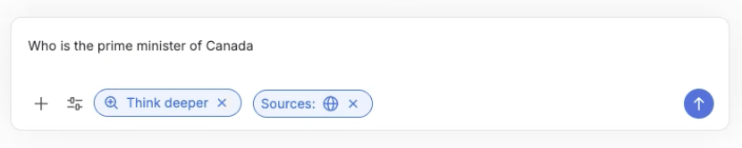 Rovo Chat window shows Think deeper mode selected. A second lozenge show that sources have also been uploaded.