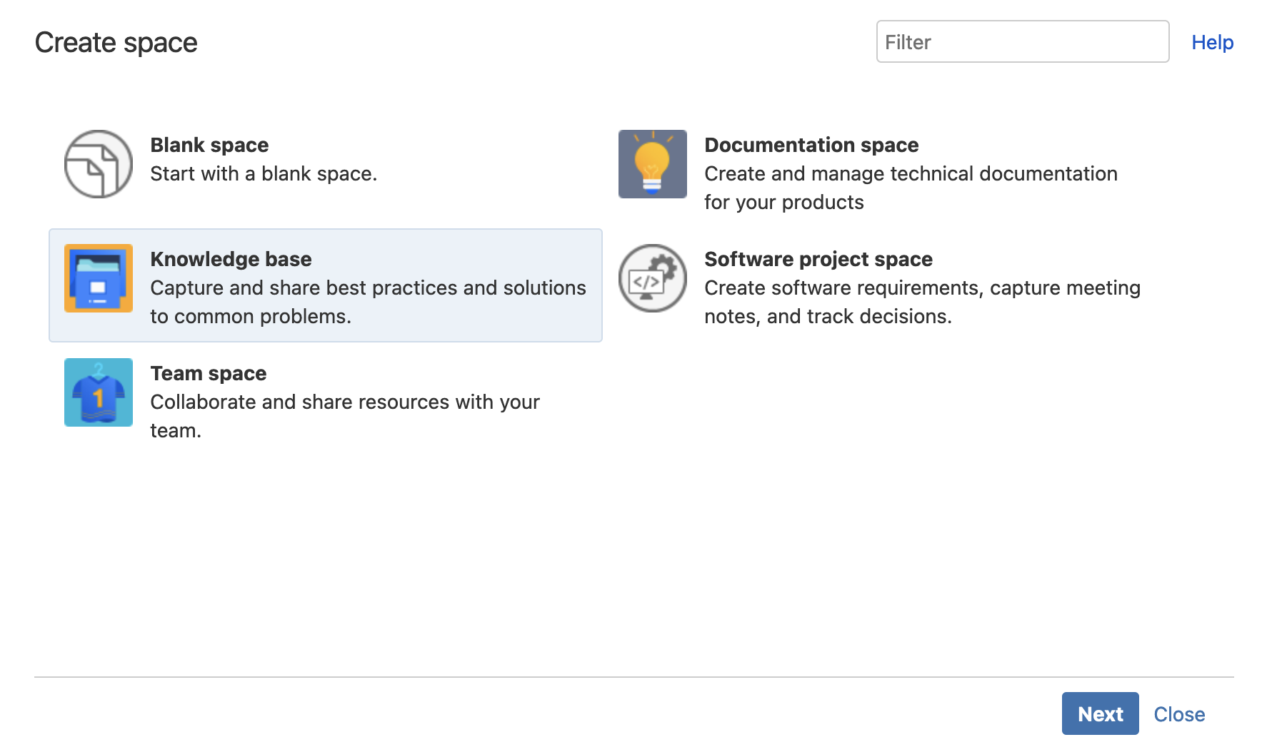 The software project space blueprint will only appear if you have linked Confluence to your Jira Software instance.
