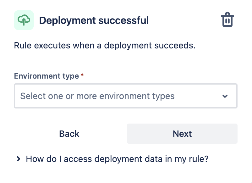 Deployment successful trigger in automation