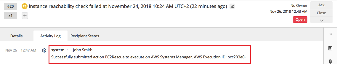 Execute Aws Ec2 Rescue Tool With Opsgenie Actions | Opsgenie | Atlassian  Support