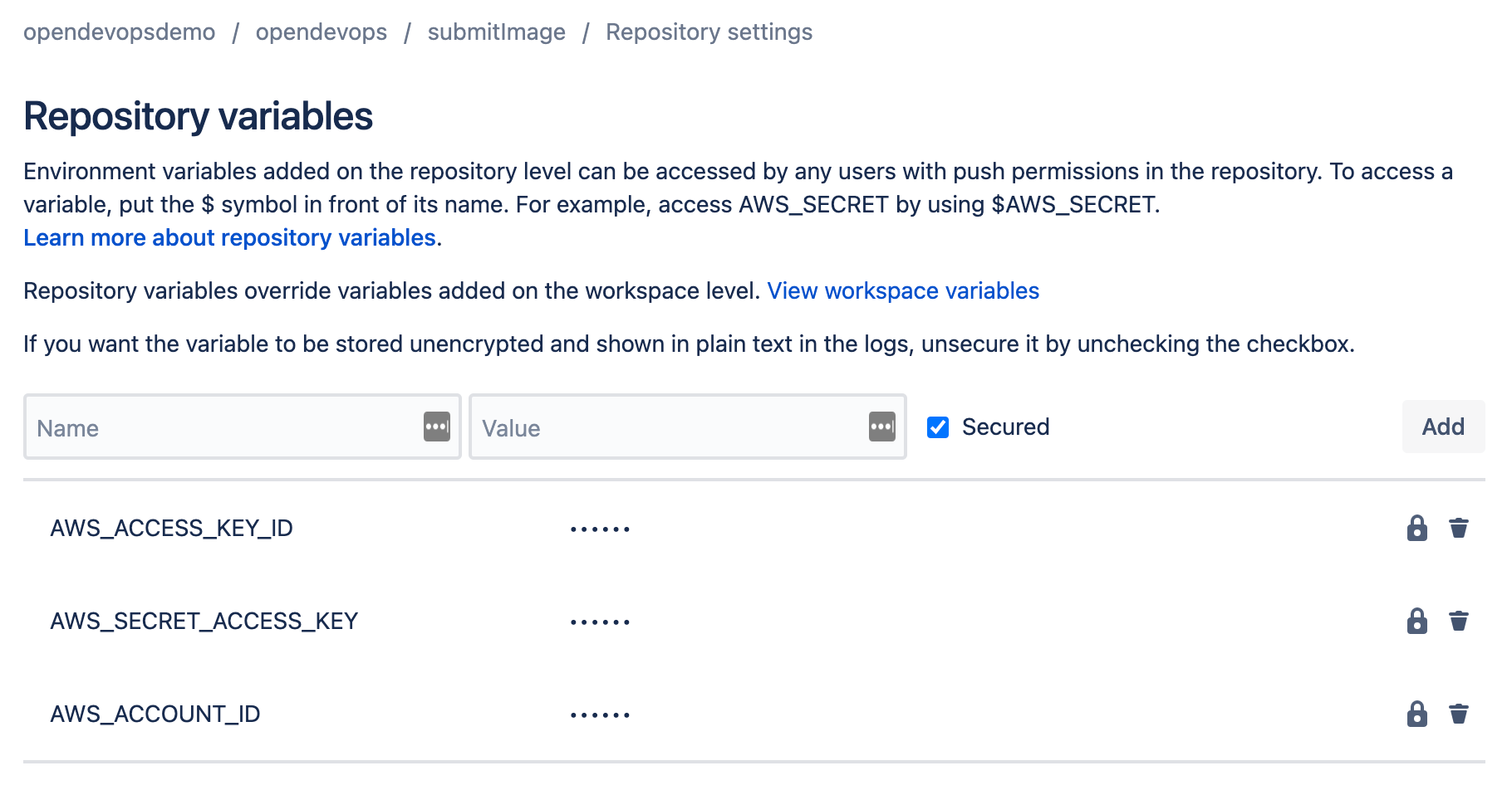 Bitbucket で ImageLabeller をデプロイする  Jira Software Cloud 
