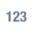 Icon for the number data type.