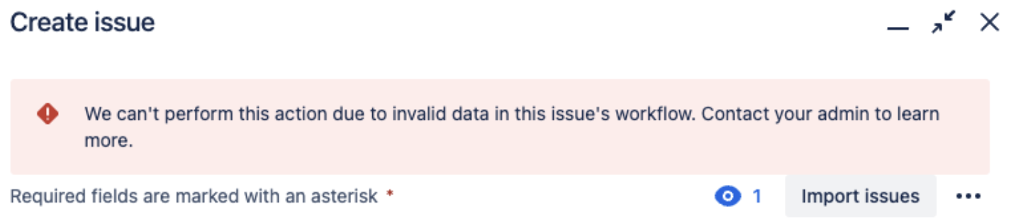 Workflow notification