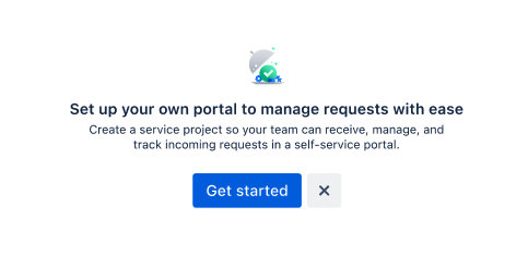 Suggestion to internal team members to create their own portal for managing requests