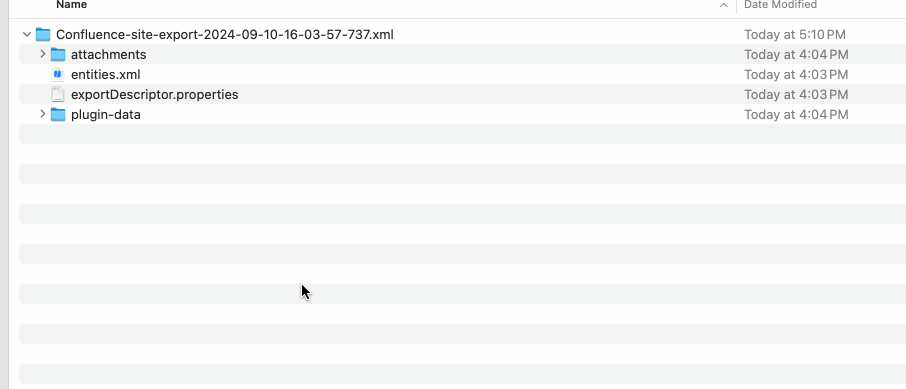 A gif showing how to compress files.