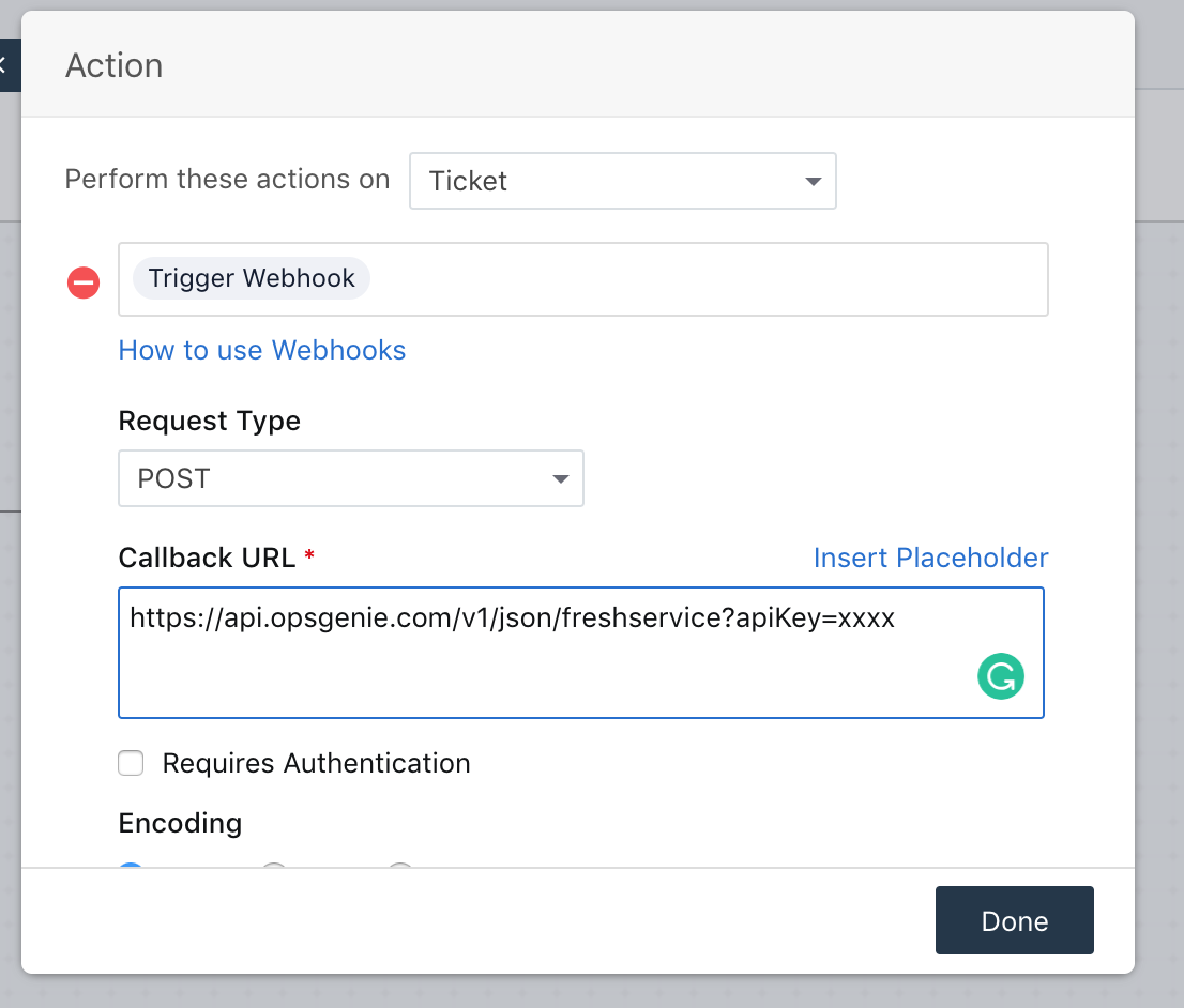 Integrate Opsgenie with Freshservice | Opsgenie | Atlassian Support