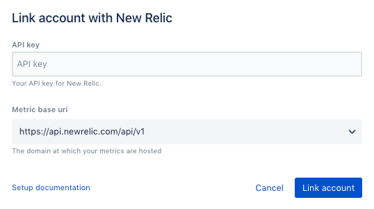 New Relic でアカウントをリンクする方法