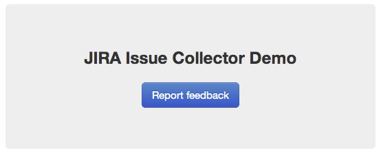 Jira issue collector demo