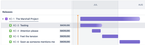 Jira Software Cloud での部分的なロールアップは、親の日付を推測できない際に発生します。 