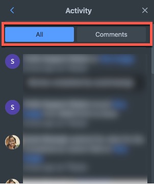 How do I view all recent activity in Trello? 