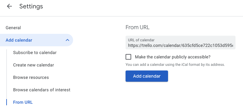 Using Trello with Google Calendar | Trello | Atlassian Support