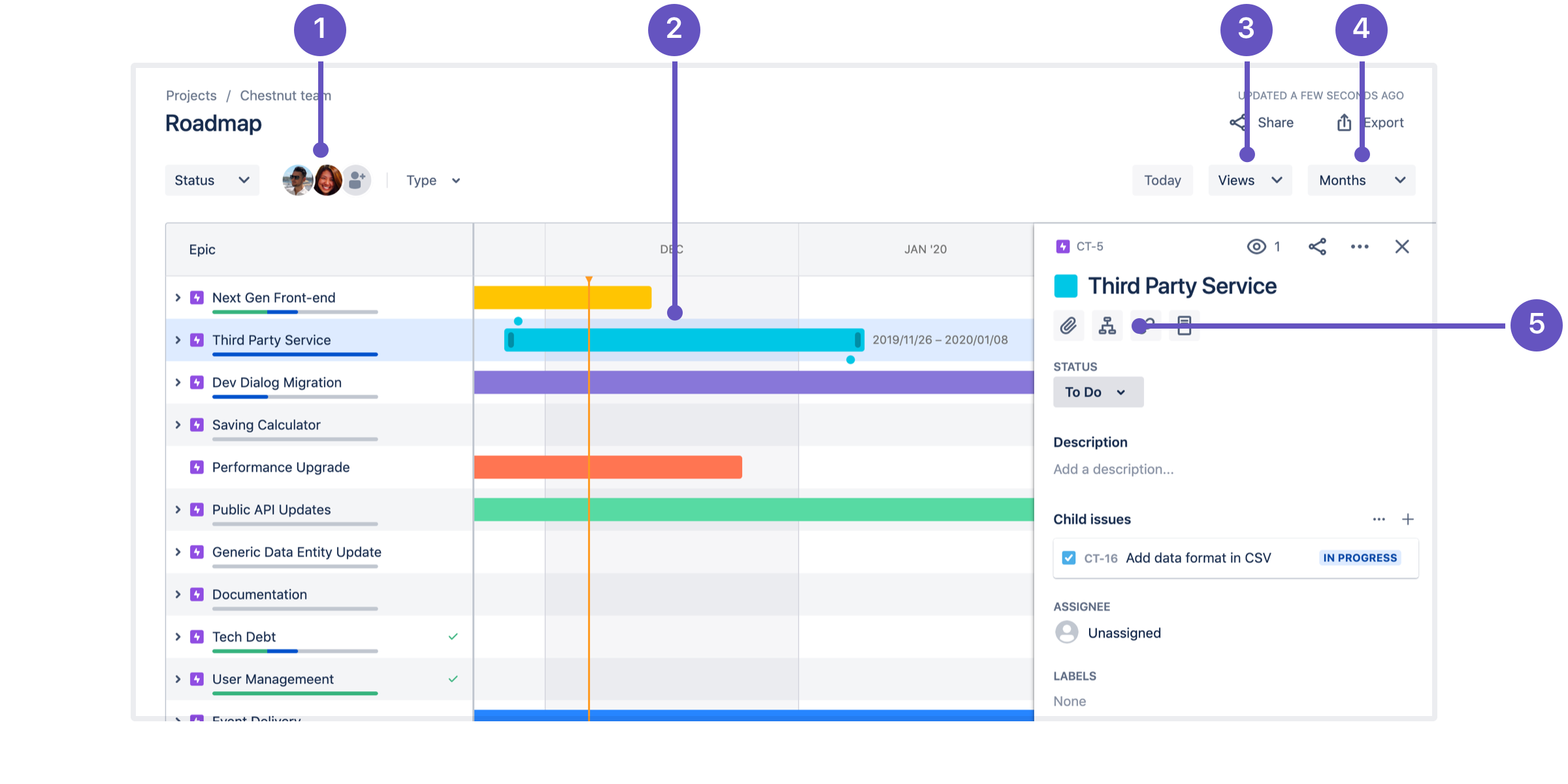 Дорожная карта в jira