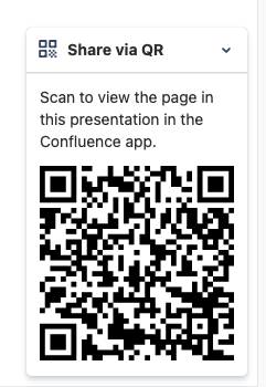 Scan QR code to open page URL on a mobile device