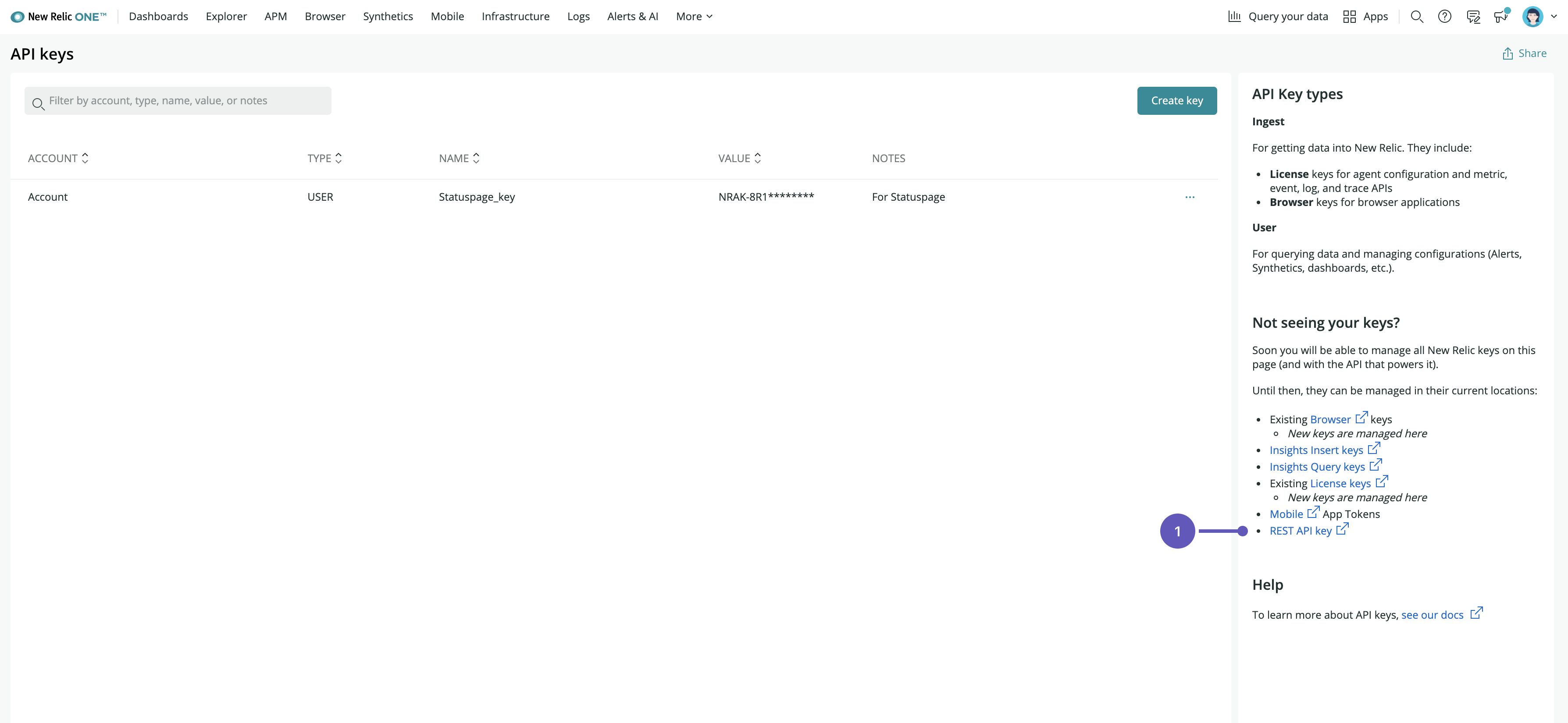 Add a New Relic metric Statuspage Atlassian Support