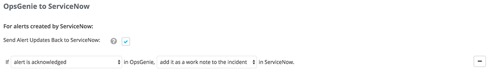 Alert Opsgenie To ServiceNow