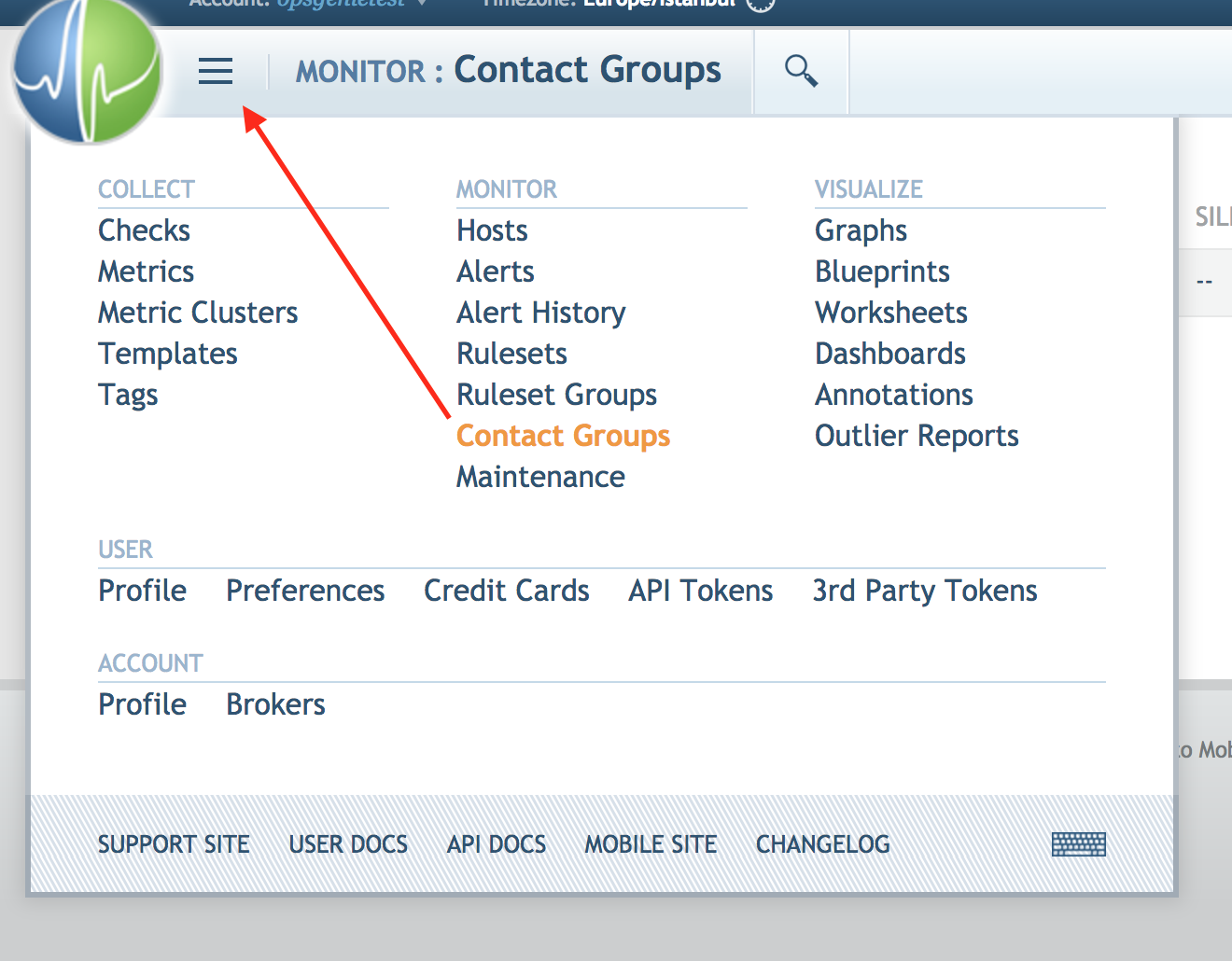 Circonus contact groups