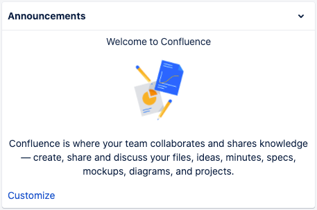 Edit The Site Welcome Message Confluence Cloud Atlassian Support