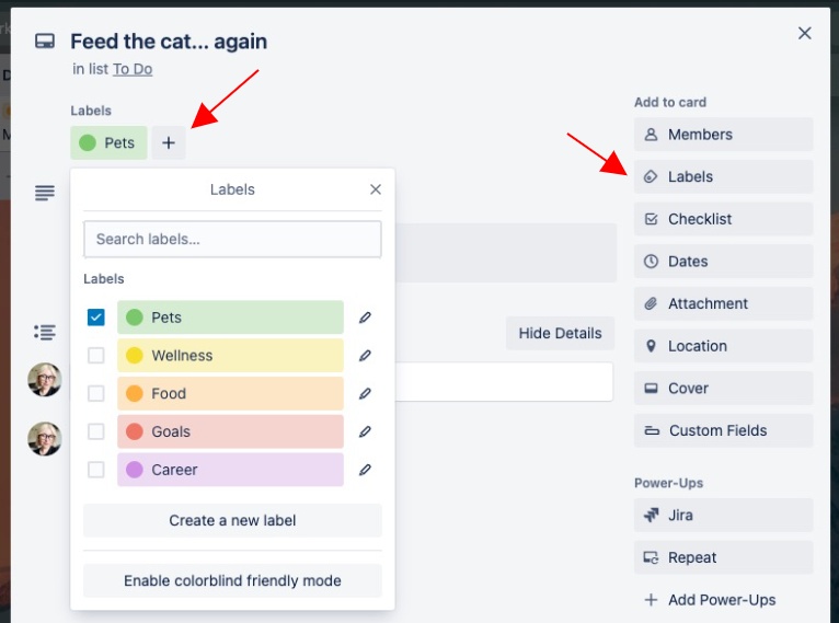 Fix Trello Label Colours —