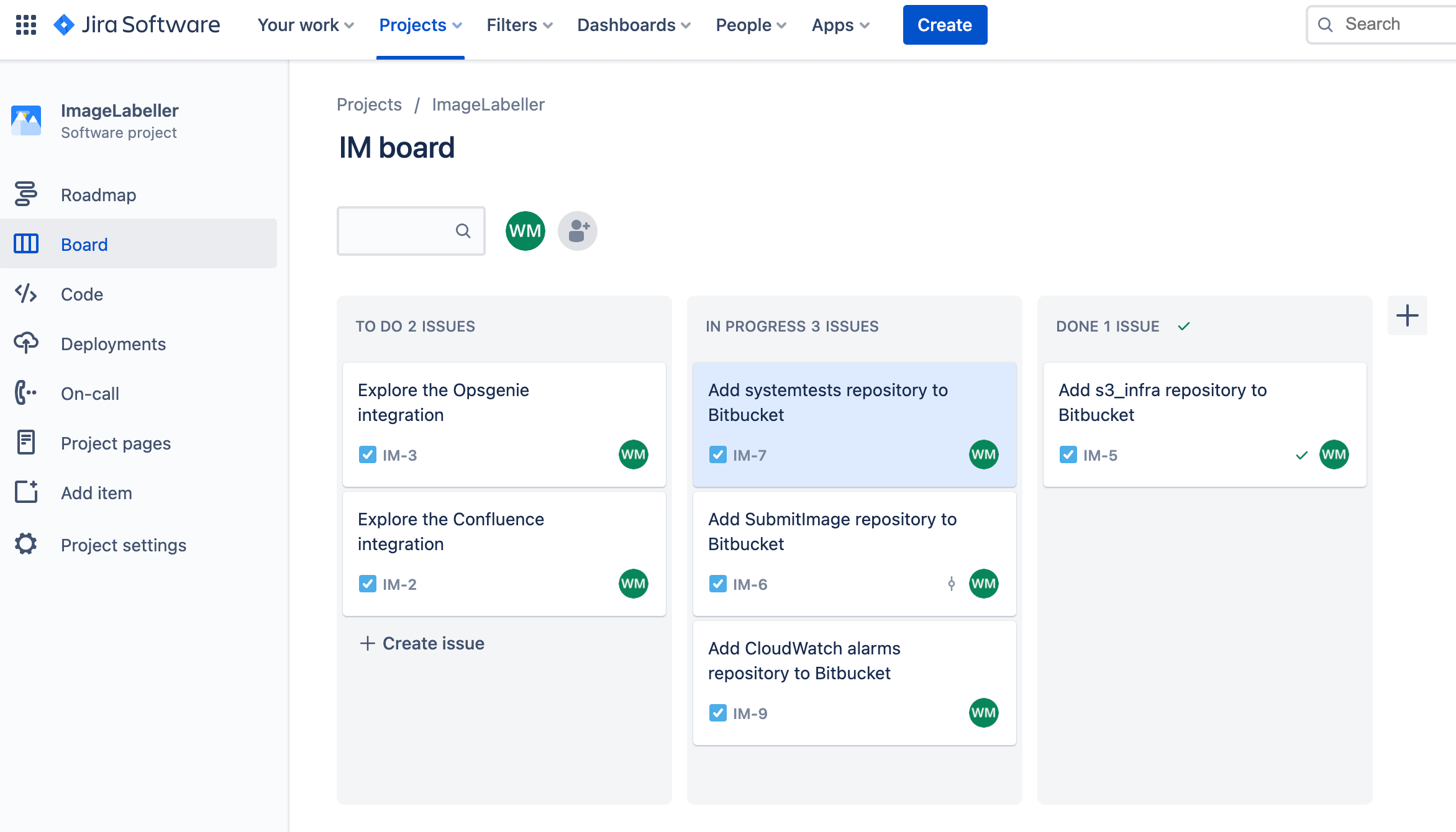 Create a jira issue for system tests