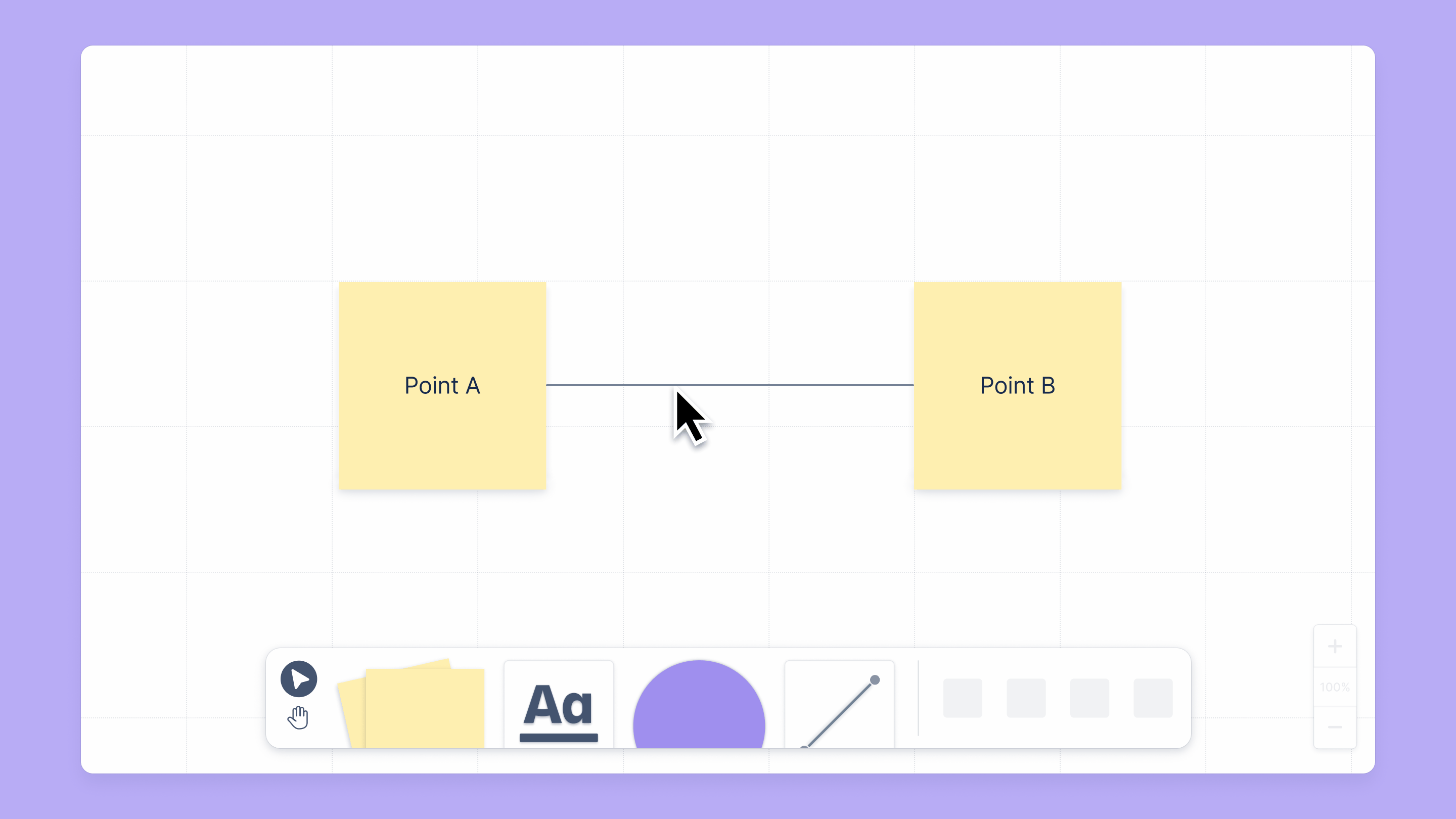 The process of adding a line label by selecting a line, selecting the toolbar option and entering text