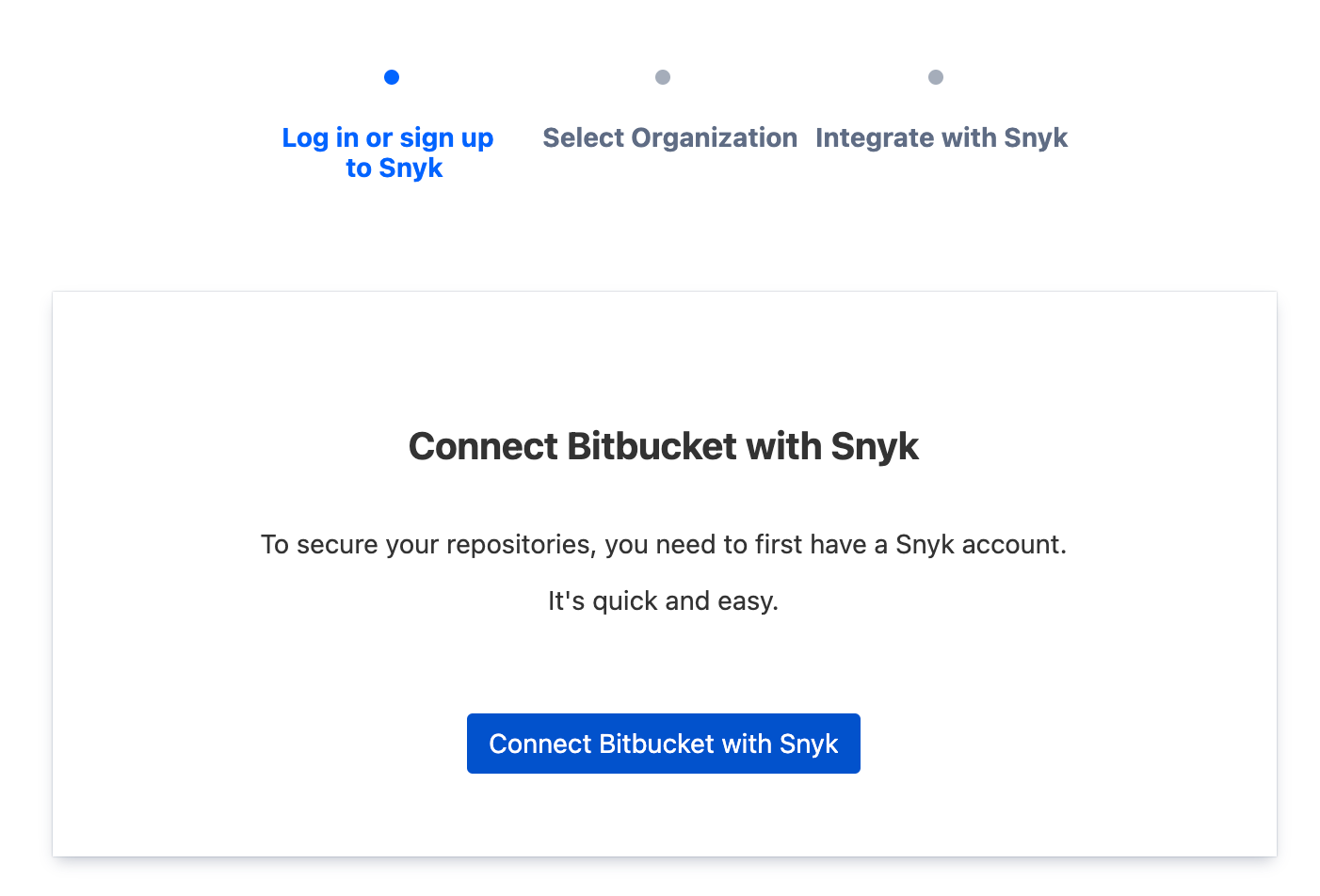 Add Snyk to Bitbucket