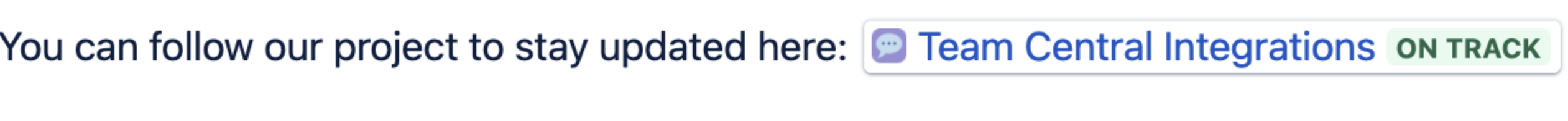 alt="How an inline display fo project appears in other products."