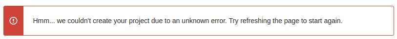 JSM Error message