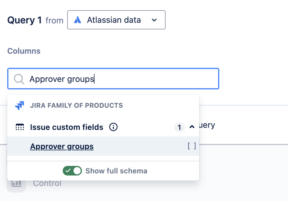 Selecting an array custom field in the query