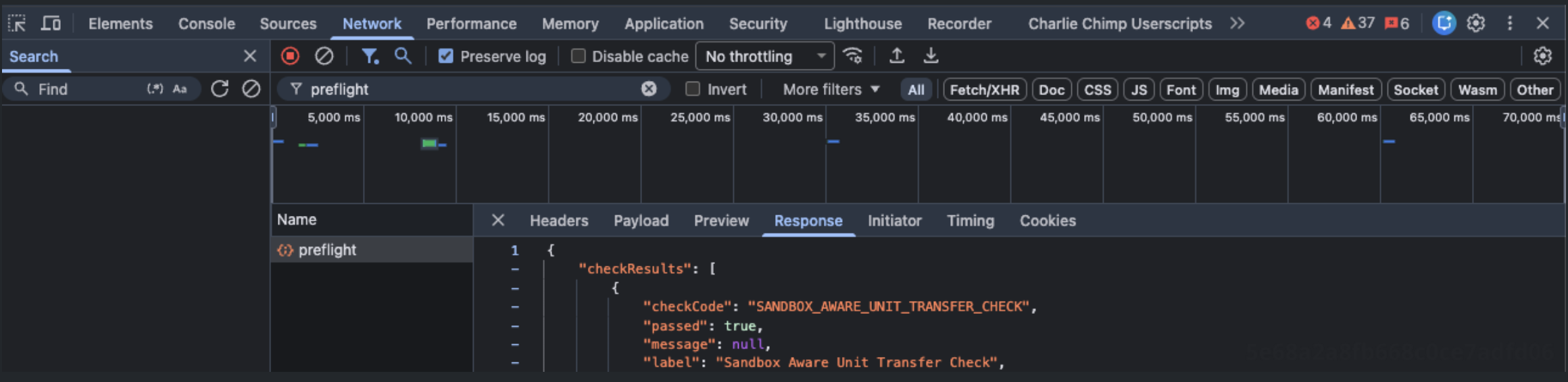 Find the List of Blockers for Transfer