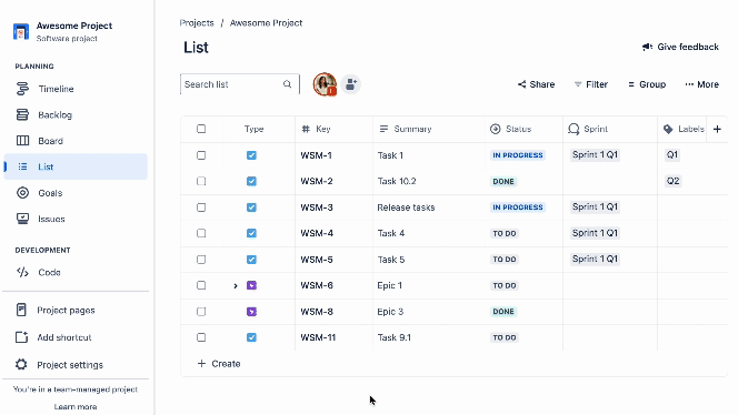 How to view more issue details from the list