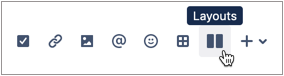 Layouts in the new Confluence editor