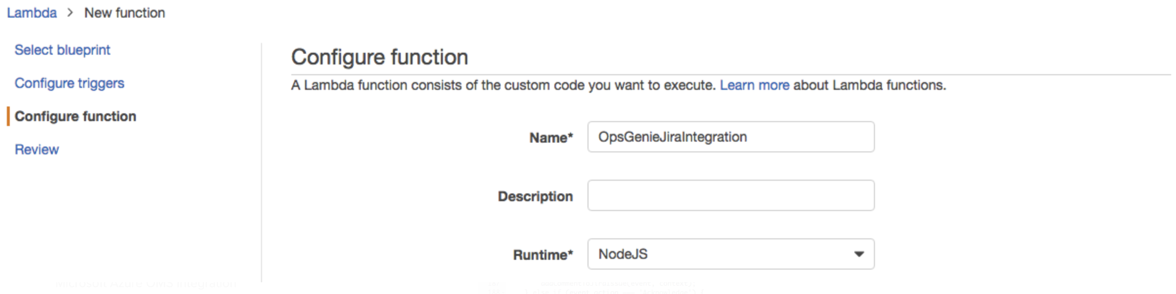 An image showing definitions for Lambda functions.