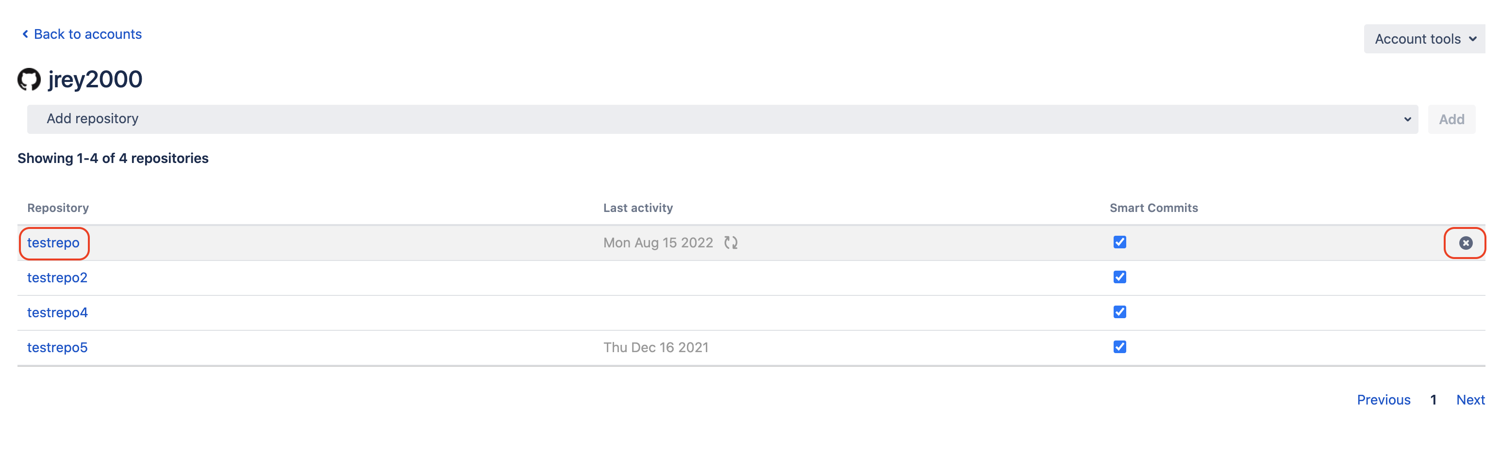 Repo Deletion