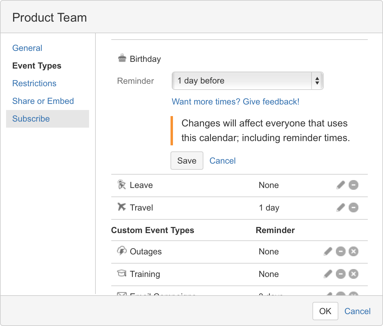 Add reminders to events Confluence Cloud Atlassian Support