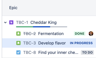 What does the progress bar on my roadmap show? | Jira Software Cloud |  Atlassian Support