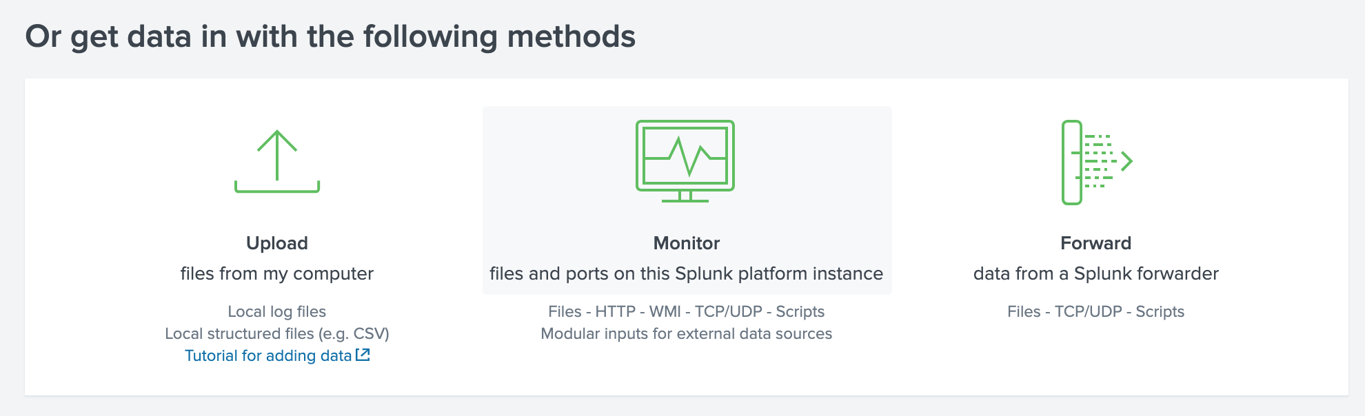 Splunk monitor