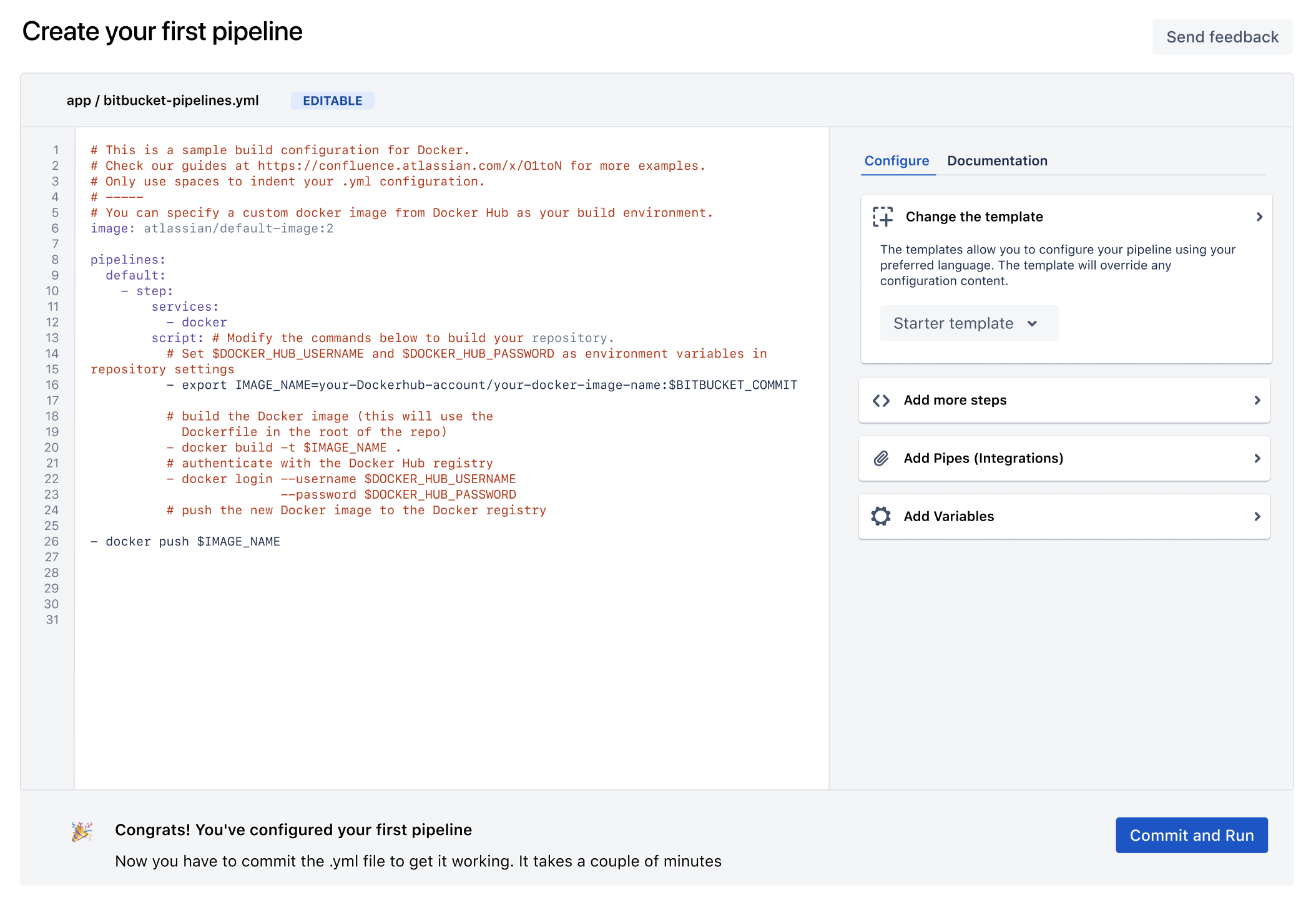 Get Started With Bitbucket Pipelines Bitbucket Cloud Atlassian Support