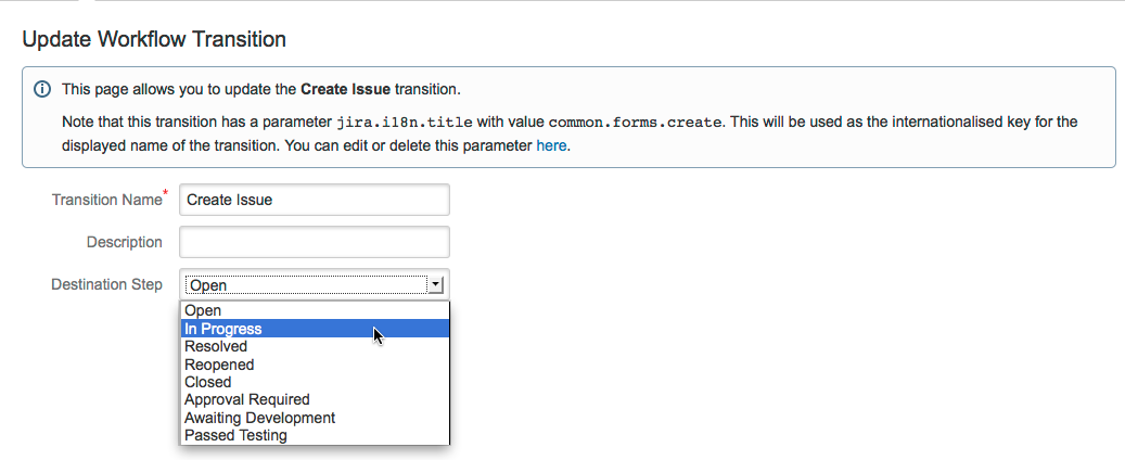 Step 4 to configure initial status