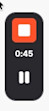 The Loom recording icon with a timer running