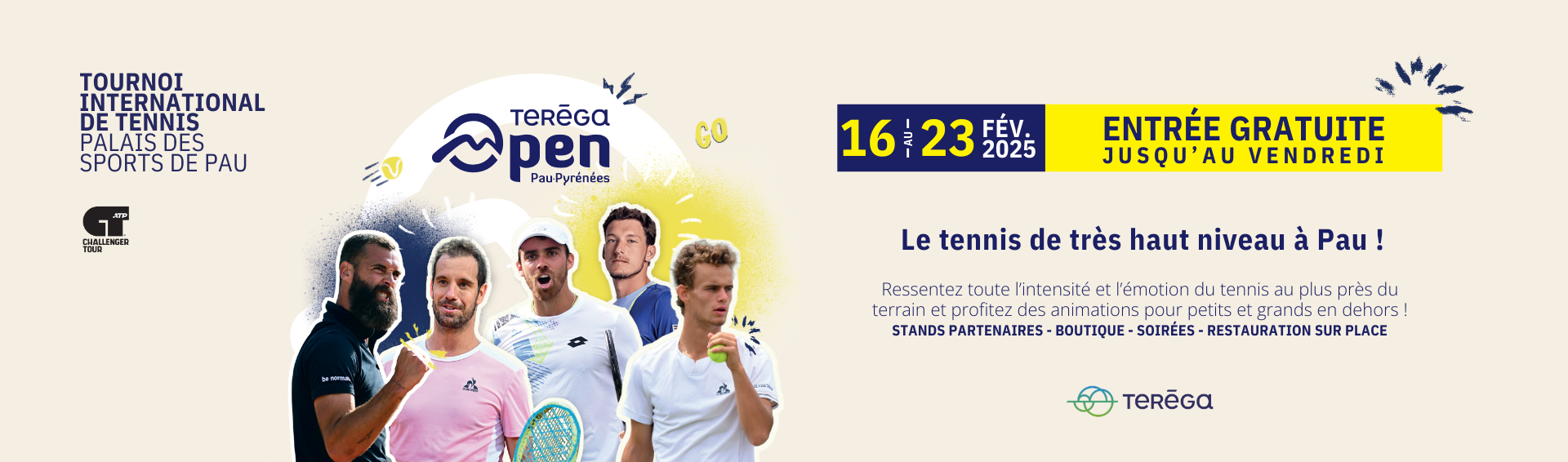 Le Teréga Open Pau-Pyrénées, un événement au cœur de nos territoires