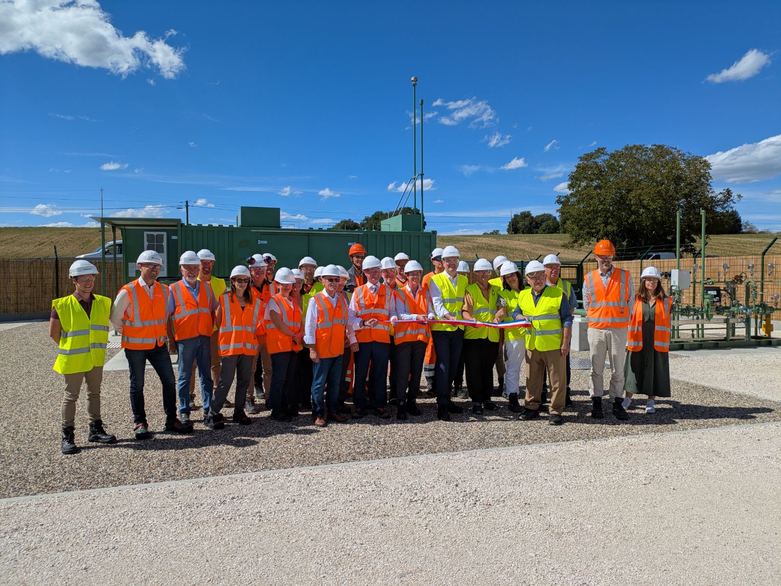 TEREGA et GRDF inaugurent un nouveau poste de rebours biométhane